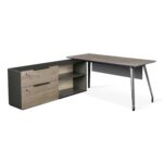 Escritorio APEX con Credenza Lateral Izquierda