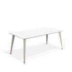 Mesa QUATTRO Taupe Rectangular